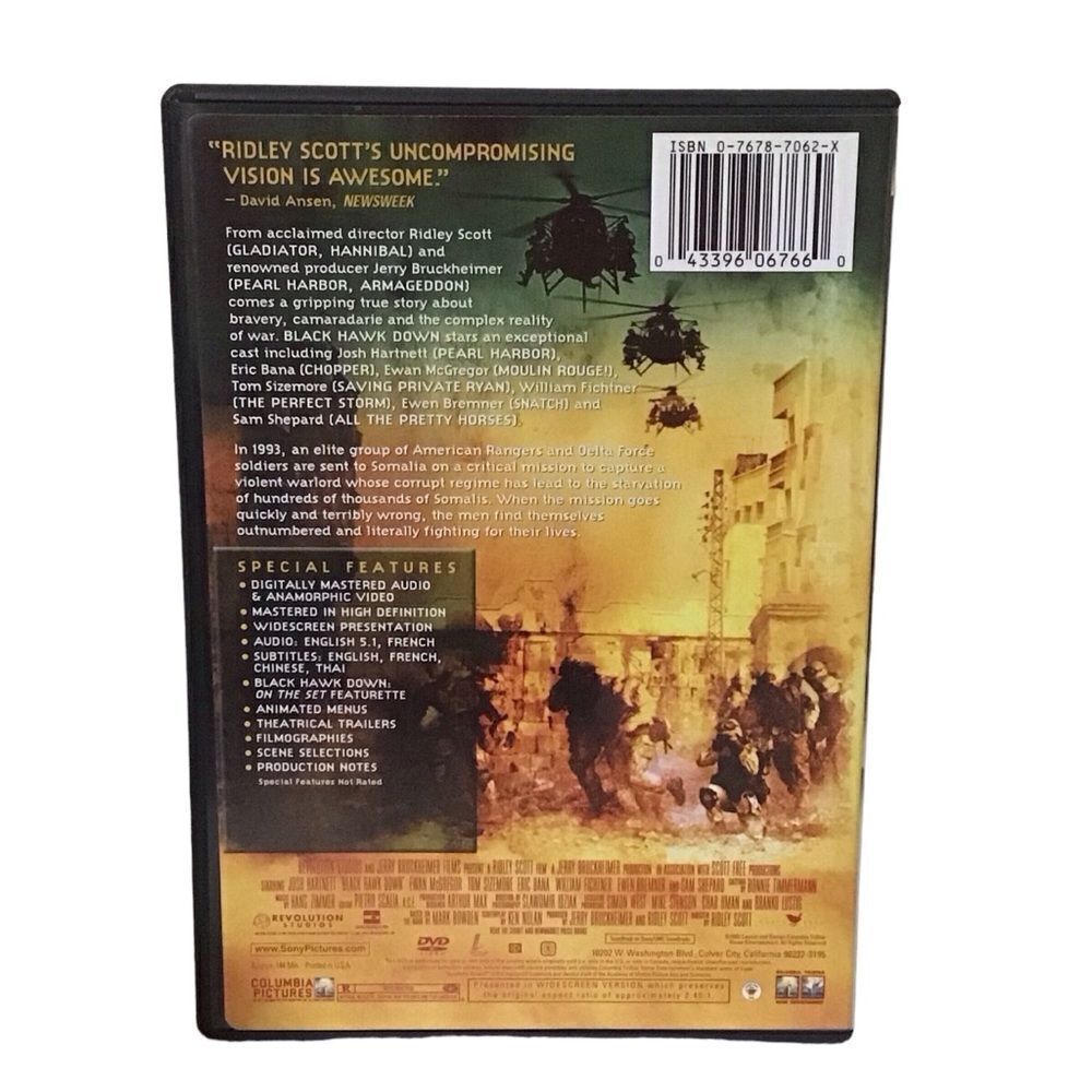 Black Hawk Down DVD - 5/$20 - Picture 2 of 3